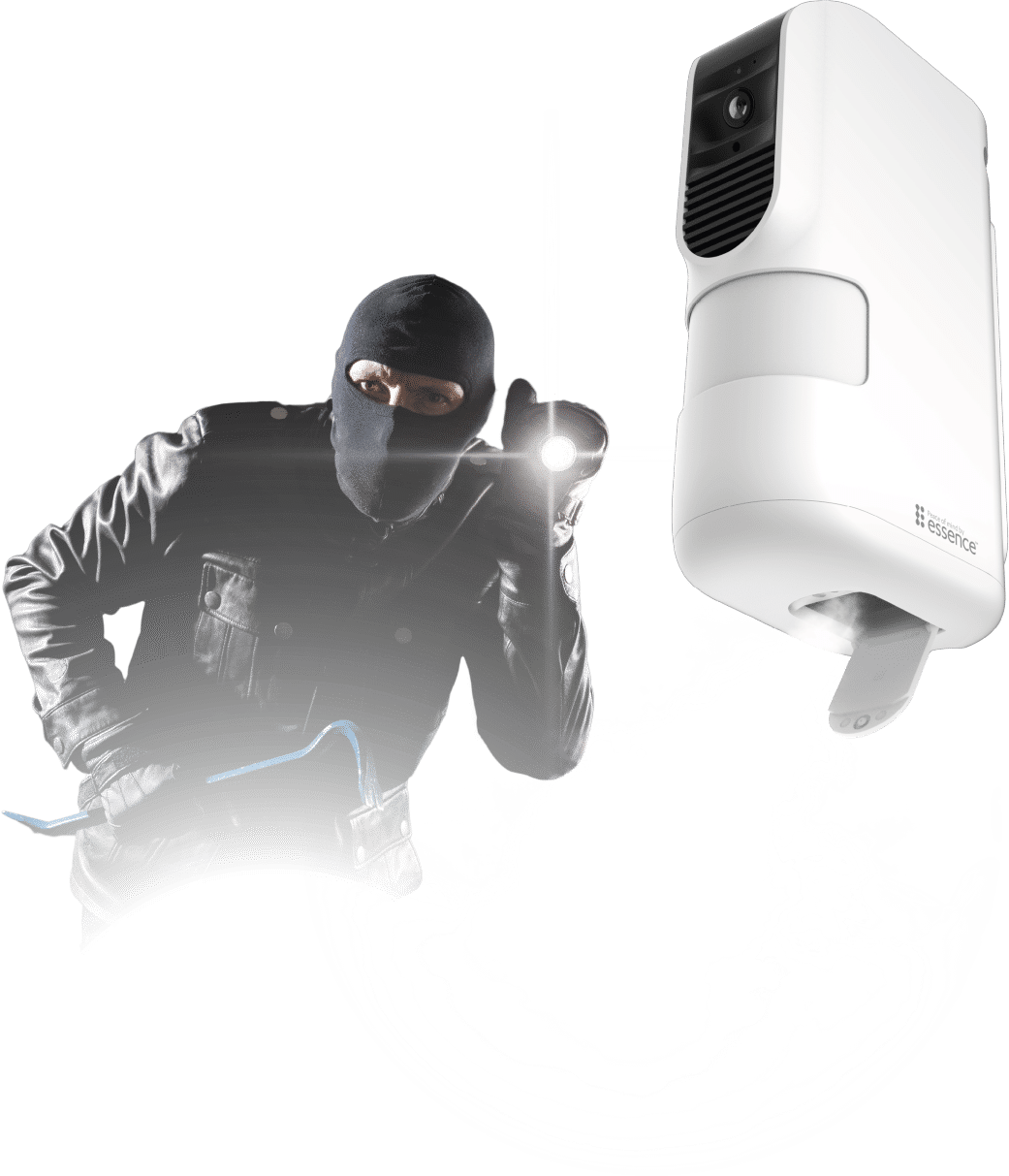 MyShield smoke intervention and a burglar